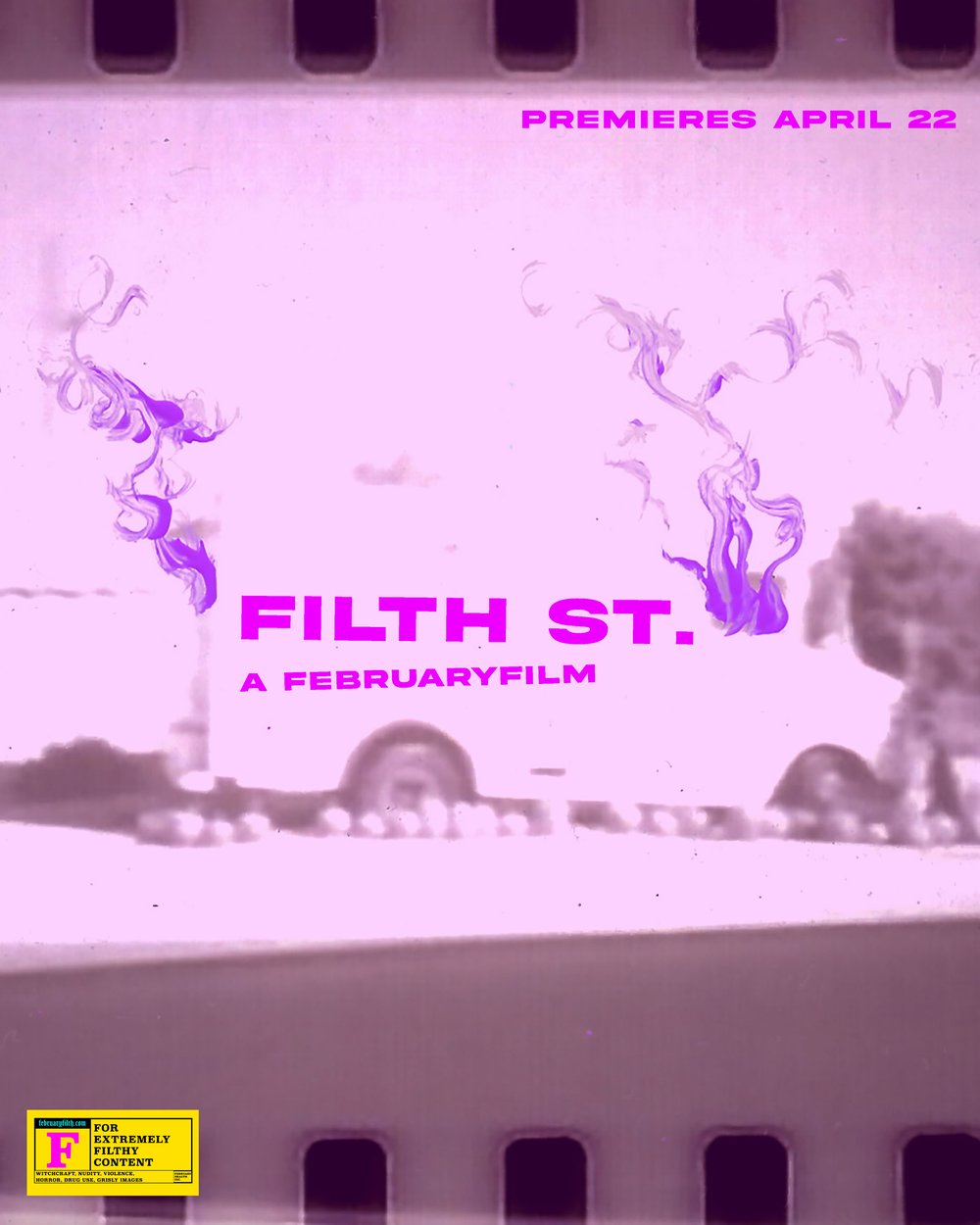 Image of FILTH ST. MOVIE POSTER SMOKE