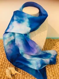 Image 2 of 100% Sheer Silk Individually Hand Painted Scarves