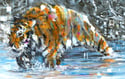 Tiger Painting - Print