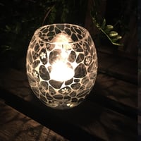 Image 3 of Pebbles and Flowers Tealight Holder