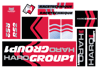 Haro Group 1 RS2 decal set 1987