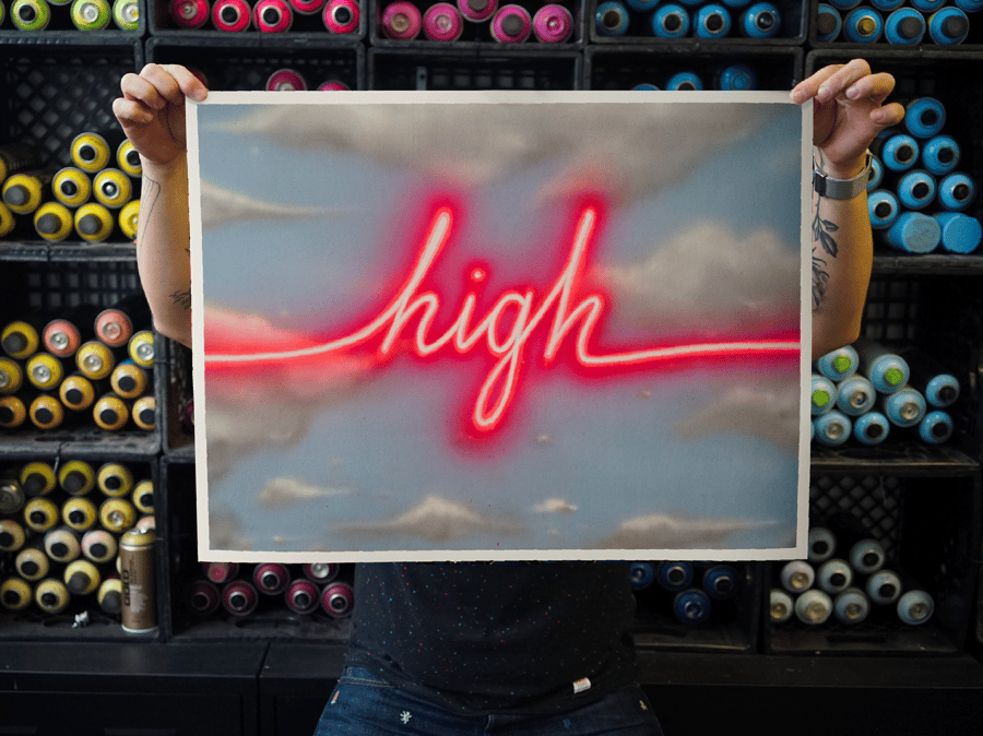 Image of High in the Sky Print