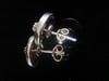 French 18ct yellow gold Art Nouveau rose cut diamond studs