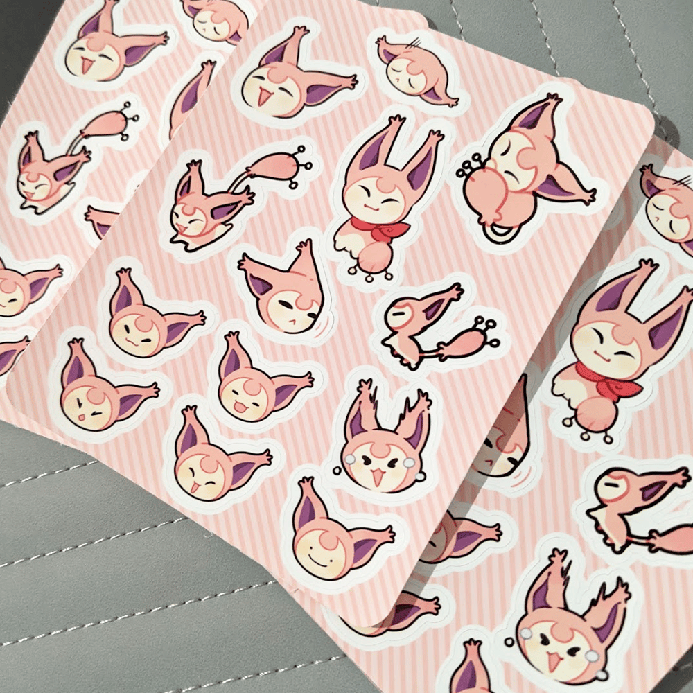 Image of Pretty Little Skitty Journal Stickers