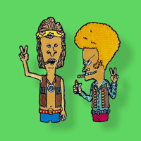Beavis and Butt-Head - Hippies Patch Set