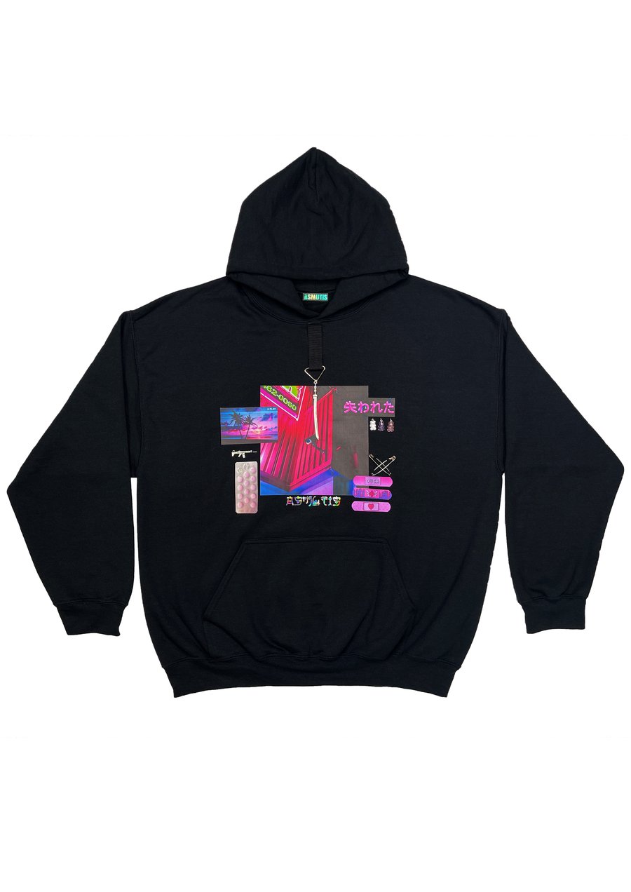 Image of ☣ Neon district hoodie ☣
