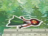 Image 3 of The Flatwoods Monster - 3 inch Vinyl Sticker