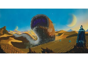 Image of Alien Landscapes (2) – Sandworm from Dune A3 print