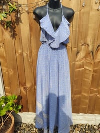 Image 2 of Bianca frill dress light blue