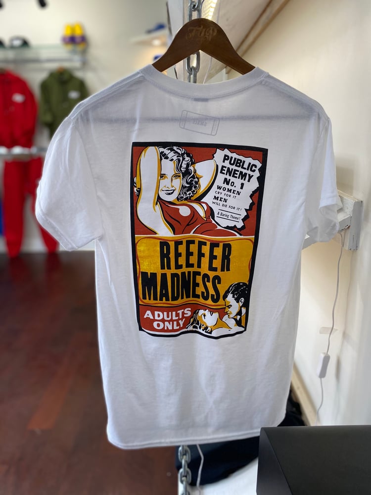 Image of “Reefer Madness” Tee White