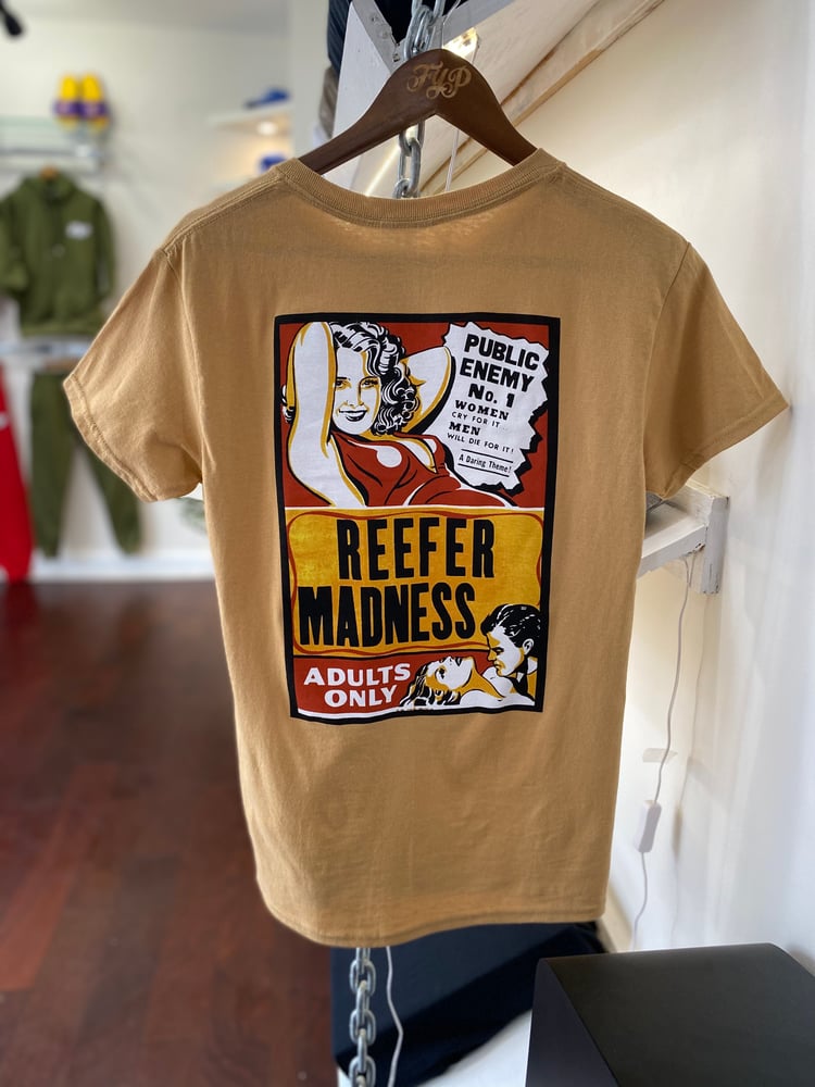 Image of “Reefer Madness” Tee Tan