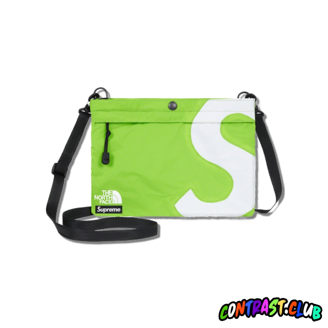 Supreme The North Face S Logo Shoulder Bag Lime | Contrast.Club