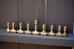 Image of Mini-Orah (the small, brass menorah)