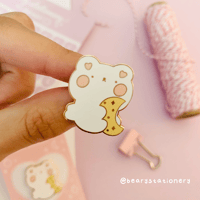 Image 5 of Moon Bear Hard Enamel Pin