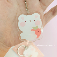 Image 5 of Strawbeary Acrylic Keychain