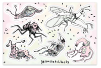 ENTITIES VINYL STICKER SHEET 