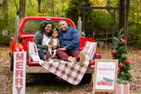 Image 5 of Vintage RED Truck Christmas Sessions at the Tree Farm! 