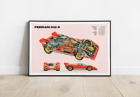 Image 1 of Ferrari 512 S - Classic Racing Sport Car Chassis Poster