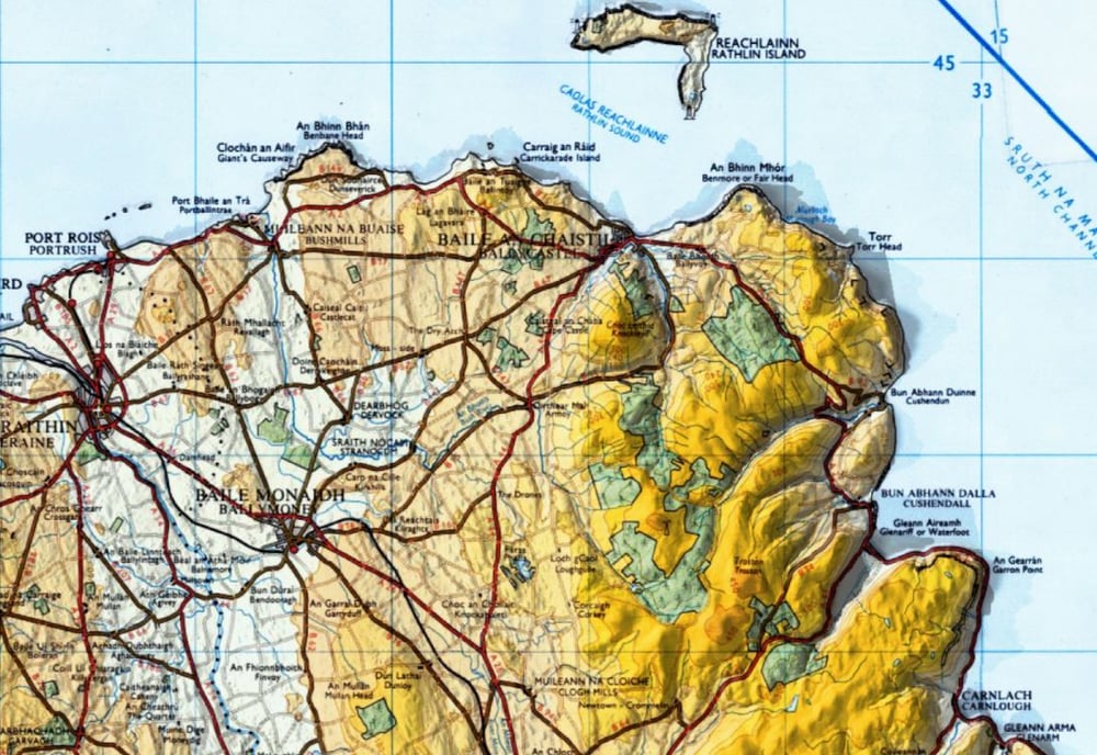 Topagráfaíocht Éireann Thuaidh (Ireland North Topography)