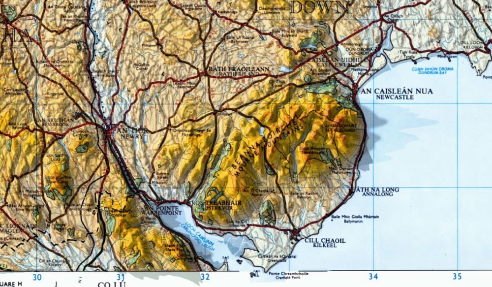 Topagráfaíocht Éireann Thuaidh (Ireland North Topography)