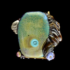Image of XXXL. Zephyr Carousel Horse - Flamework Glass Sculpture Bead