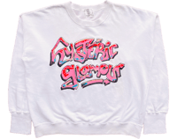 Image 1 of 90's Hysteric Glamour "Graffiti" Embroidered Crewneck