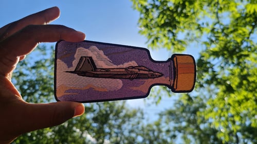 Image of Aircraft in a bottle version 5 "Raptor"