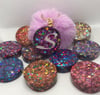 Shimmer Stone Keychains 