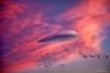 Lenticular Cloud at Sunset