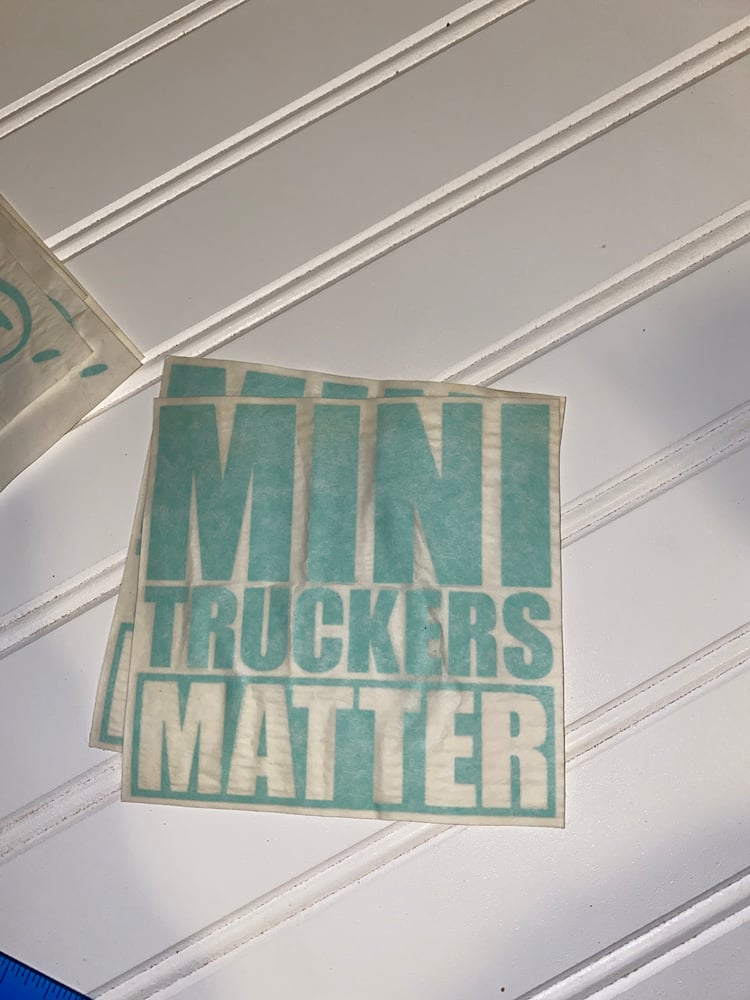 Image of Sticker Mini truckers matter