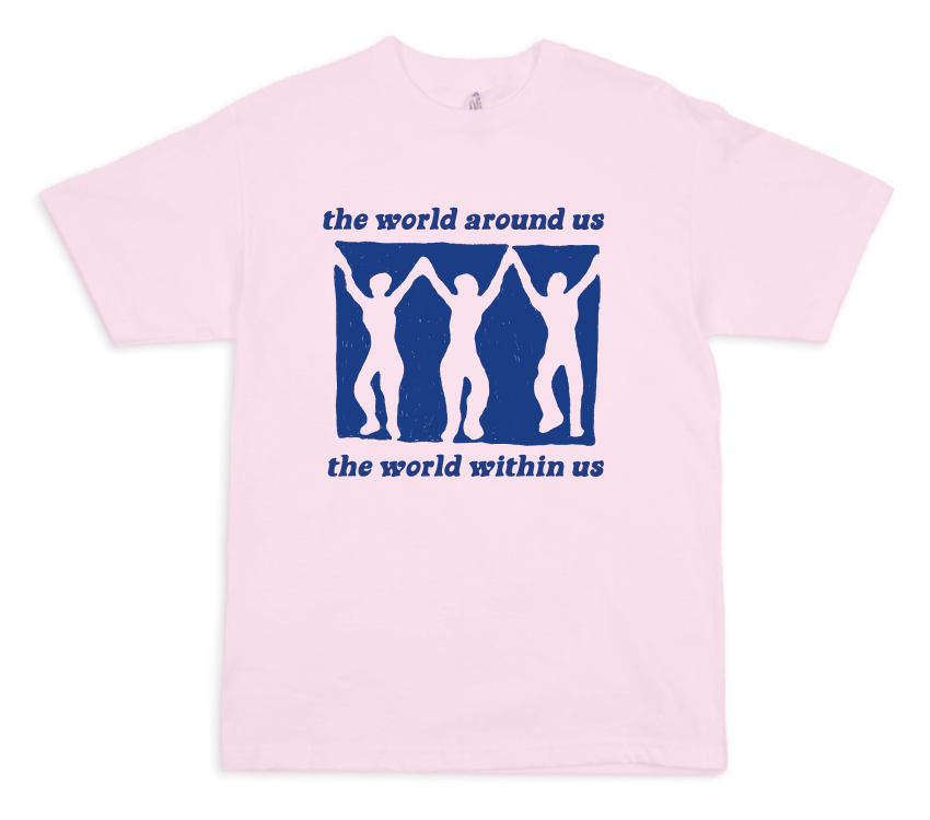 Image of The World T-shirt ☺ pink ☺