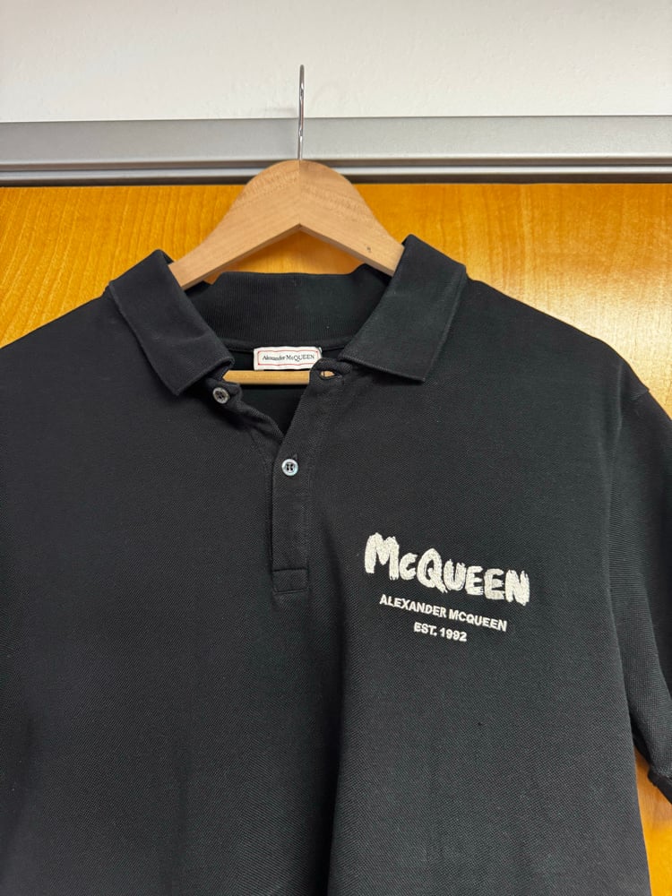 Image of Alexander Mcqueen Embroidered Polo