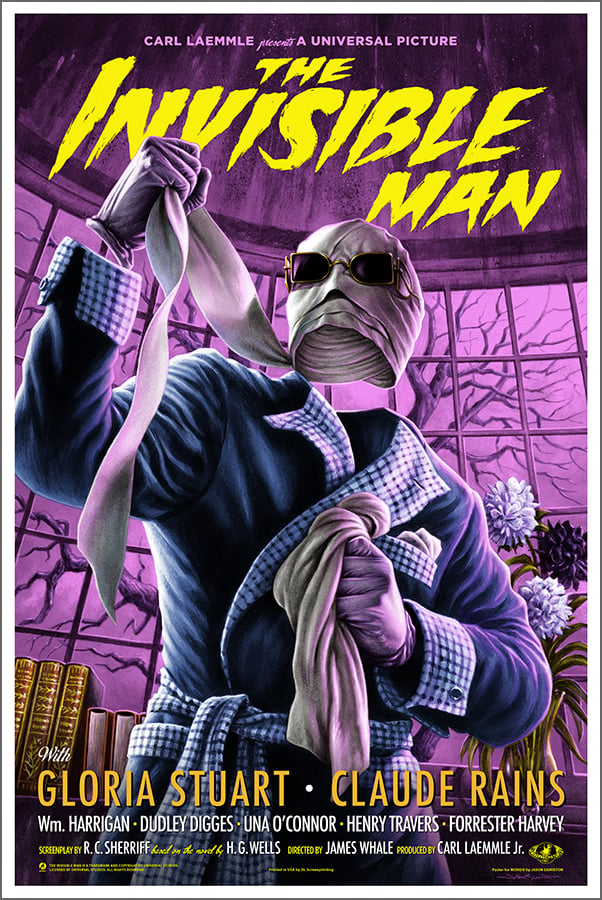 "Invisible Man (variant)"- 24" x 36" limited edition screen print