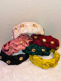 Image 2 of Rouched Gemstone Headband 