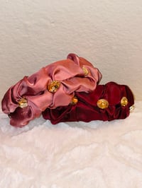 Image 3 of Rouched Gemstone Headband 