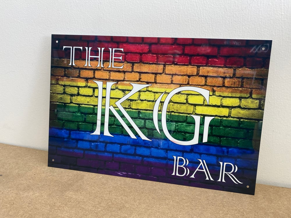 Personalised A4 Metal Sign