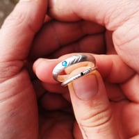 Image 2 of Father and Child Ring Set