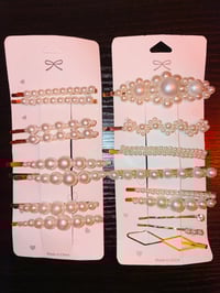 Image 1 of Faux Pearl Hair Pin 