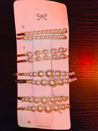 Image 2 of Faux Pearl Hair Pin 