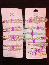 Image 4 of Faux Pearl Hair Pin 