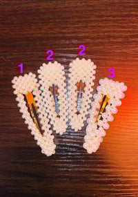 Image 2 of Faux Pearl Hair Clips