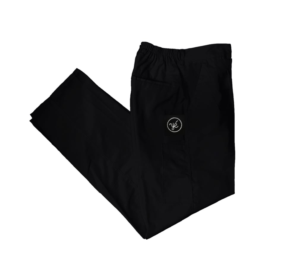 Embroided CHINO black