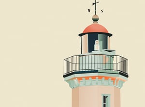 La Rochelle, phare du Quai Valin