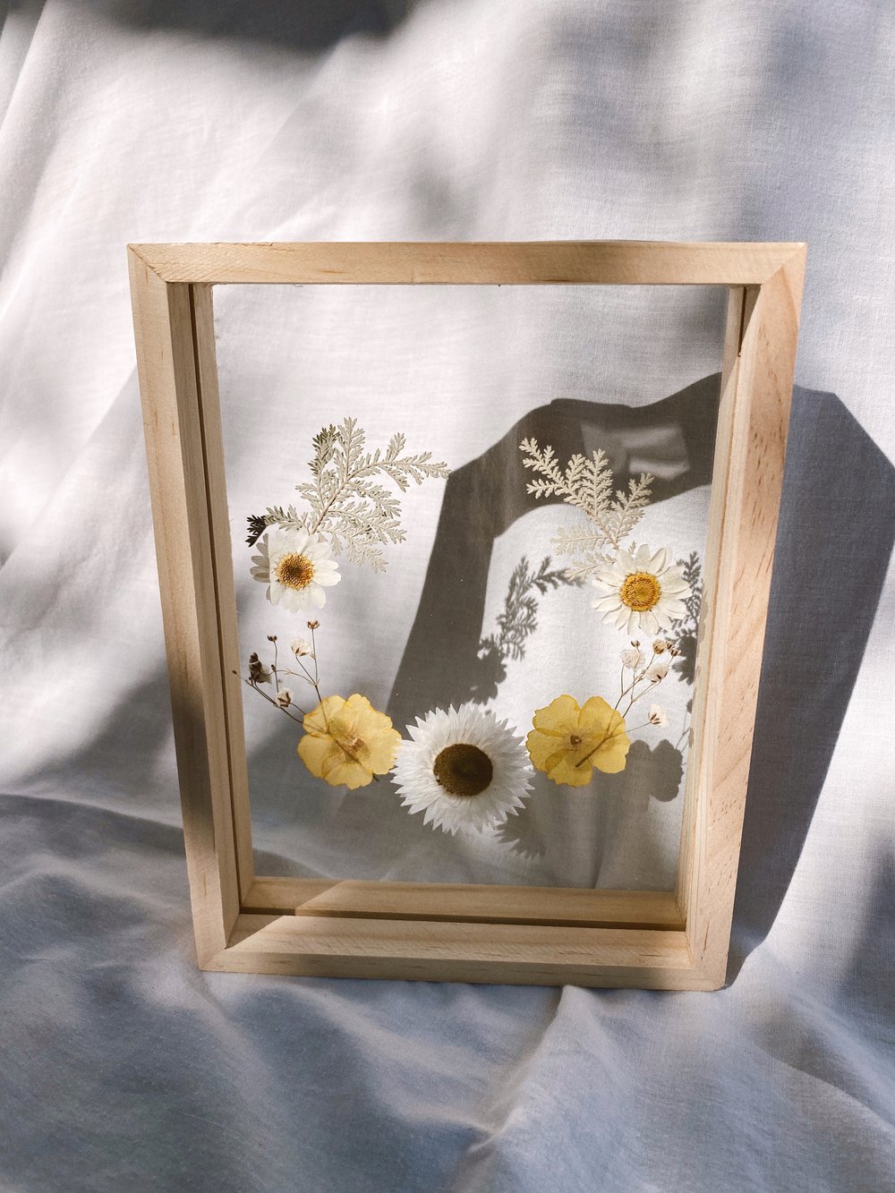 Image of Mellow Yellow Floral Frame (Small)