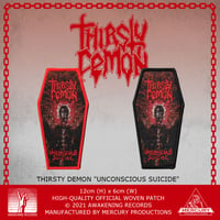 THIRSTY DEMON - Unconscious Suicide - Cover Artwork Patch