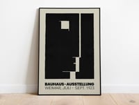 Image 1 of Bauhaus Art School - Weimar 1923 Exhibition Poster