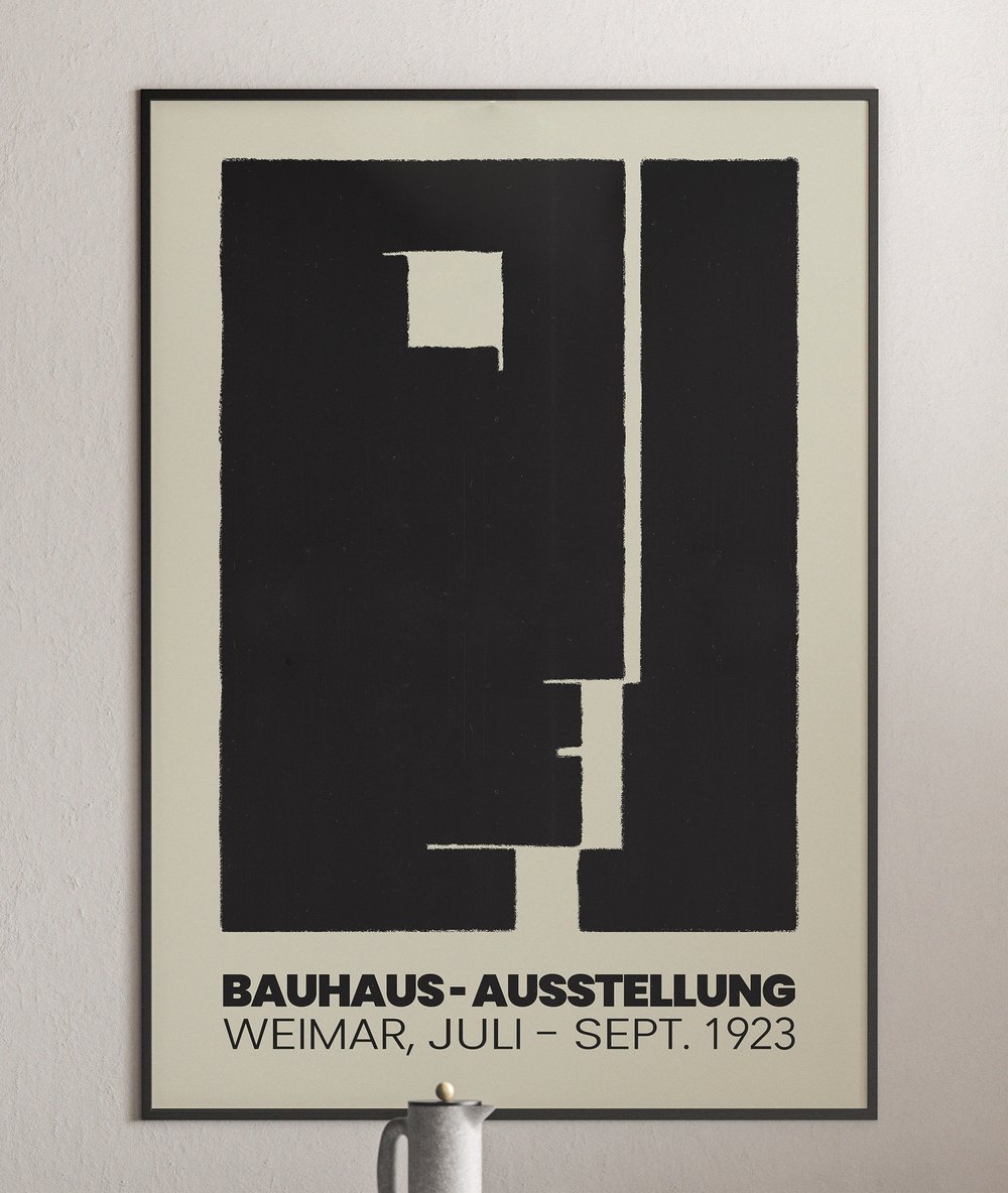 Bauhaus Art School - Weimar 1923 Exhibition Poster