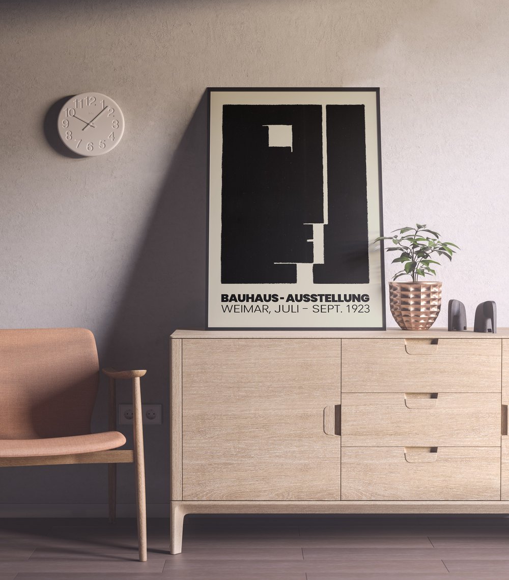 Bauhaus Art School - Weimar 1923 Exhibition Poster
