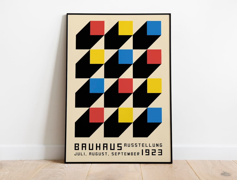 Bauhaus Art School 1923 Architecture Poster