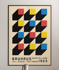 Image 4 of Bauhaus Art School 1923 Architecture Poster
